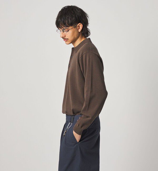 STEVEN ALAN「＜Steven Alan＞ ハイツイスト  3B ニットポロシャツ NARROW」|ニット・セーター|