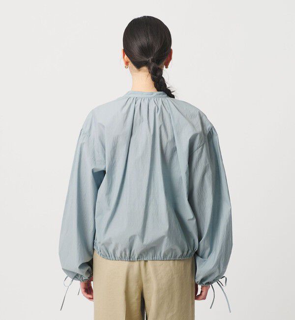 BEAUTY&YOUTH UNITED ARROWS「コットンナイロン ボリューム スキッパー ブラウス」|シャツ・ブラウス|