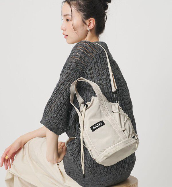 BEAUTY&YOUTH UNITED ARROWS「＜AIGLE＞コンパクト 2WAY ドロストバッグ」|ショルダー・メッセンジャー|