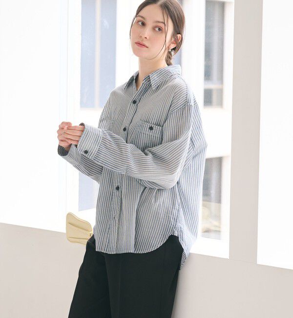 BEAUTY&YOUTH UNITED ARROWS「【別注】＜PAYDAY＞インディゴ シャツ」|シャツ・ブラウス|