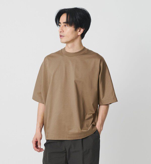 BEAUTY&YOUTH UNITED ARROWS「スビン ドルマン ハーフスリーブ クルーネック Tシャツ」|Tシャツ・カットソー|MD.BROWN