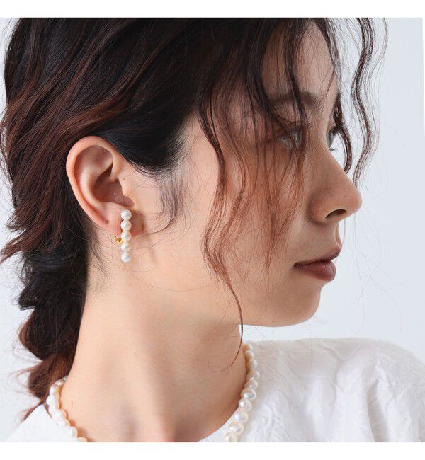 Demi-Luxe BEAMS 「【別注】jour couture / full.01 パールイヤリング」|イヤリング|