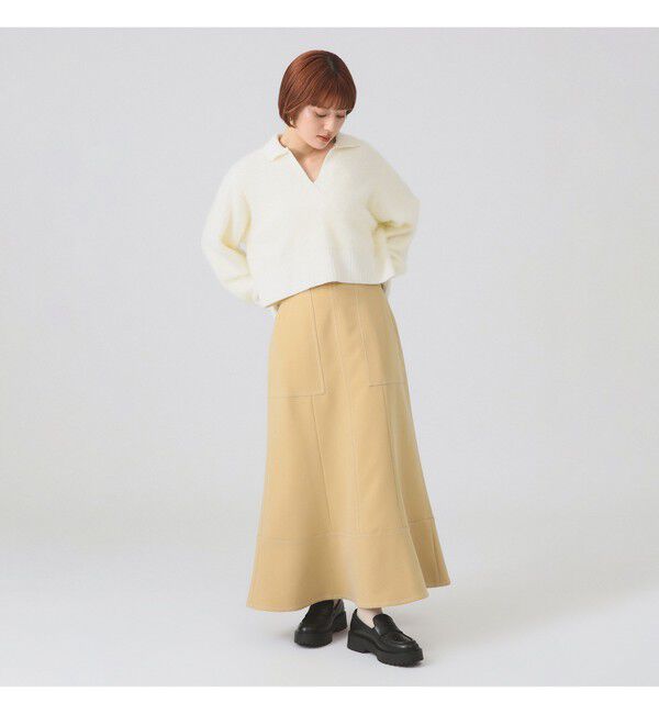 Ray BEAMS 「ステッチ マーメイド スカート」|スカート|