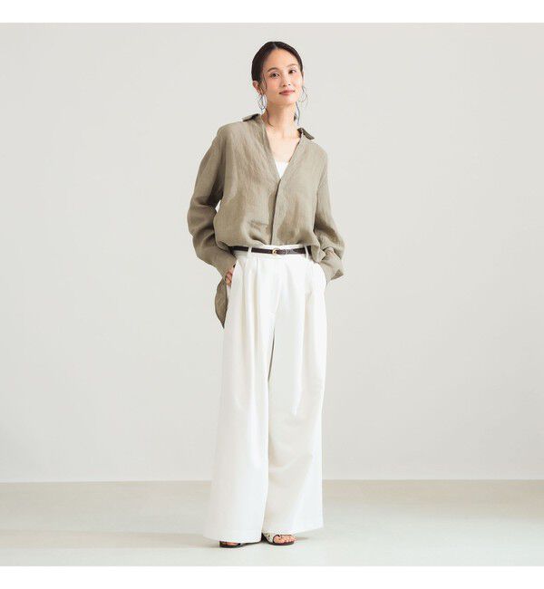 Demi-Luxe BEAMS 「:colon / リネンシャツ」|シャツ・ブラウス|