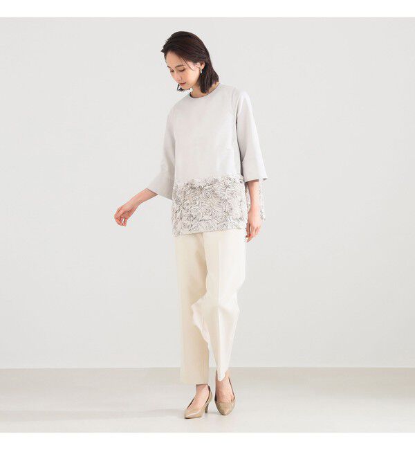 Demi-Luxe BEAMS 「フラワー チュニック ブラウス＊」|シャツ・ブラウス|