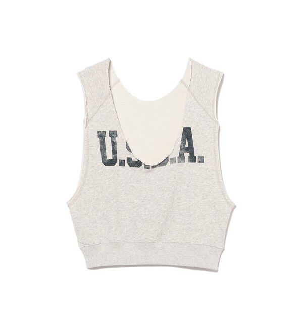 BEAMSBOY「カットオフ スウェット ベスト」|ベスト・ジレ|