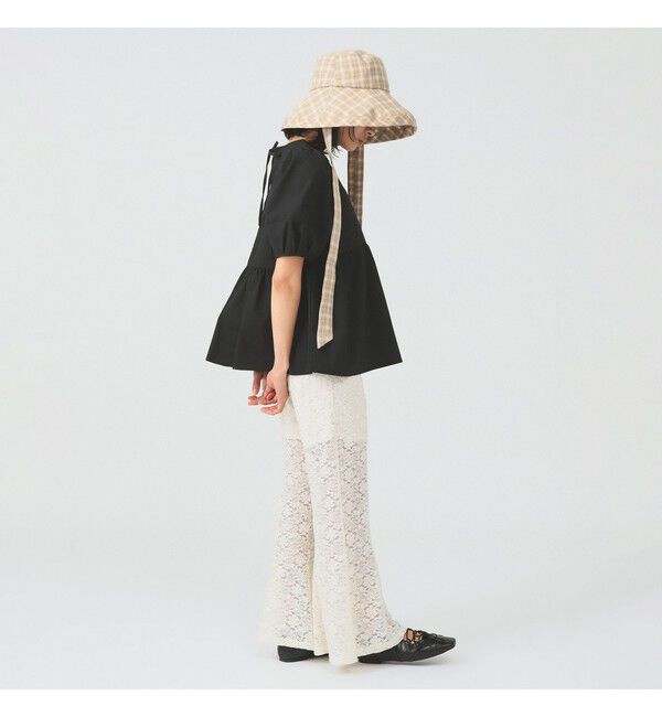 Ray BEAMS 「ランタンスリーブ ギャザー ブラウス」|シャツ・ブラウス|