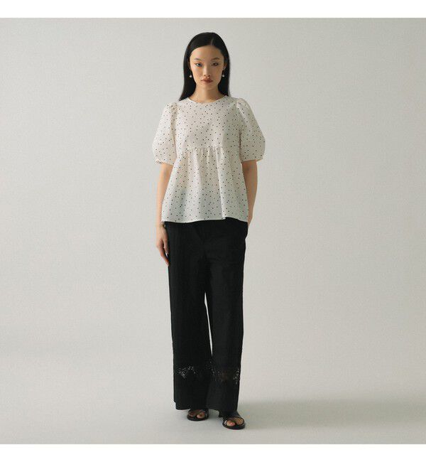 Ray BEAMS 「ランタンスリーブ ギャザー ブラウス」|シャツ・ブラウス|