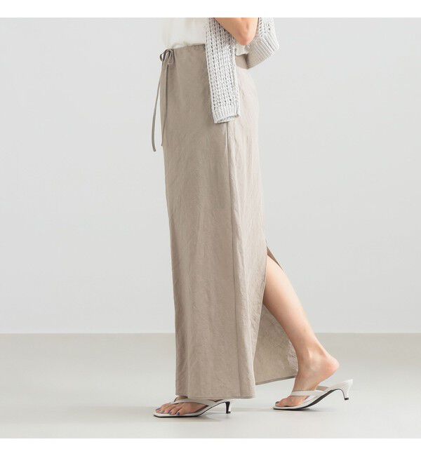 Demi-Luxe BEAMS 「コットンラミー バイアス スカート」|スカート|