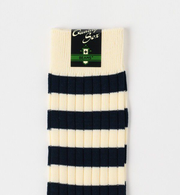 BEAMS PLUS「Rib Stripe Socks」|ソックス|
