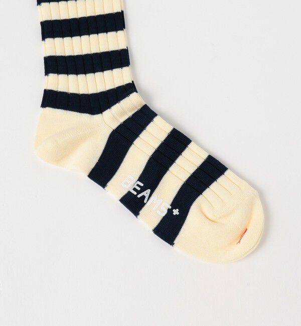 BEAMS PLUS「Rib Stripe Socks」|ソックス|