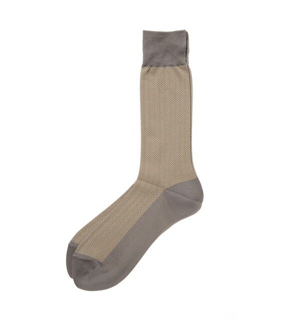 BEAMS PLUS「BEAMS PLUS / Herringbone Socks」|ソックス|GREY