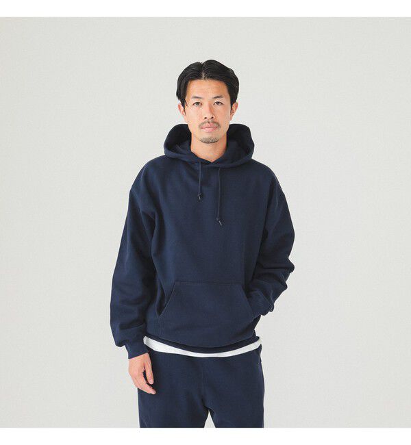 BEAMS「ヘビーウェイト フーディ」|スウェット・ジャージ|NAVY