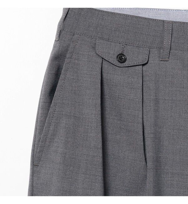 BEAMS PLUS「2 Pleats Wool Tropical」|チノ|