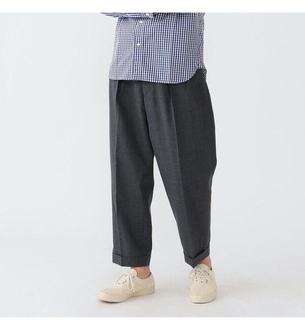 BEAMS PLUS「2 Pleats Wool Tropical」|チノ|