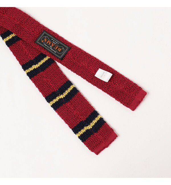 BEAMS PLUS「シルク ニット タイ ストライプ 」|ネクタイ・蝶ネクタイ|
