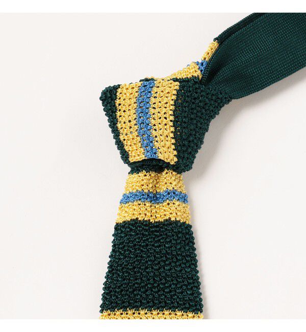 BEAMS PLUS「シルク ニット タイ ストライプ 」|ネクタイ・蝶ネクタイ|