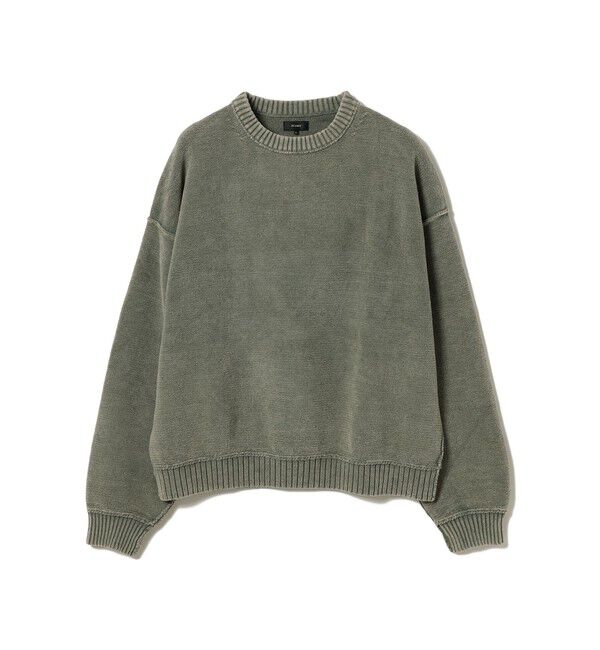 BEAMS「7ゲージ フェード クルーネック ニット」|ニット・セーター|OLIVE
