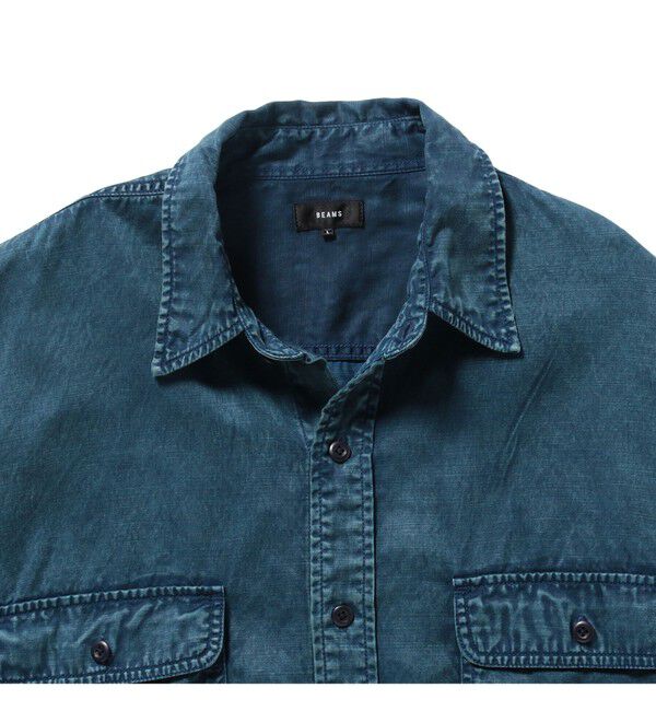BEAMS「フェード ワークシャツ」|シャツ・ブラウス|