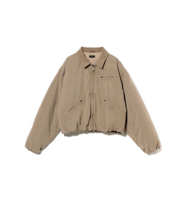 BEAMS「ワイドショートフィット フェード ダック ダウンジャケット」|ブルゾン・スタジャン|