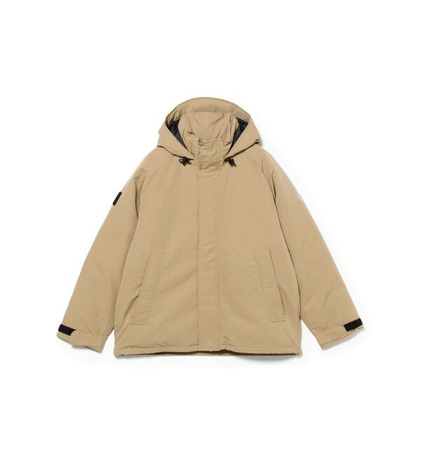 BEAMS「DANTON / ARMY HOODED JACKET」|ブルゾン・スタジャン|BEIGE