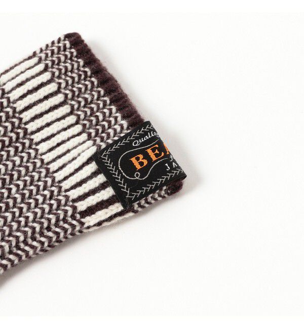 BEAMS PLUS「Wool Cashmere Rib Mitton」|手袋|