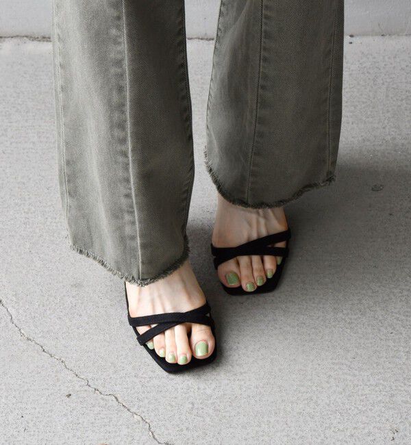 SHIPS any「SHIPS any: クロス ストラップ サンダル」|サンダル|