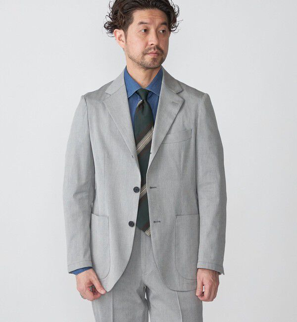 SHIPS「SHIPS: コットン コードレーン ジャケット」|テーラードジャケット|トップグレー