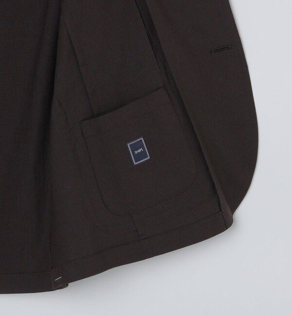 SHIPS「SHIPS:〈セットアップ対応/手洗い可能〉 イージー リネン ストレッチ ジャケット」|テーラードジャケット|