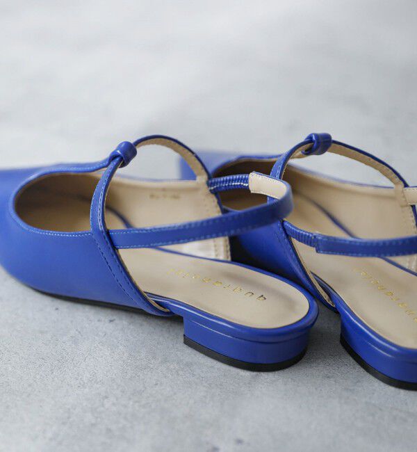 quaranciel「quaranciel: Tストラップ ポインテッド パンプス」|パンプス|