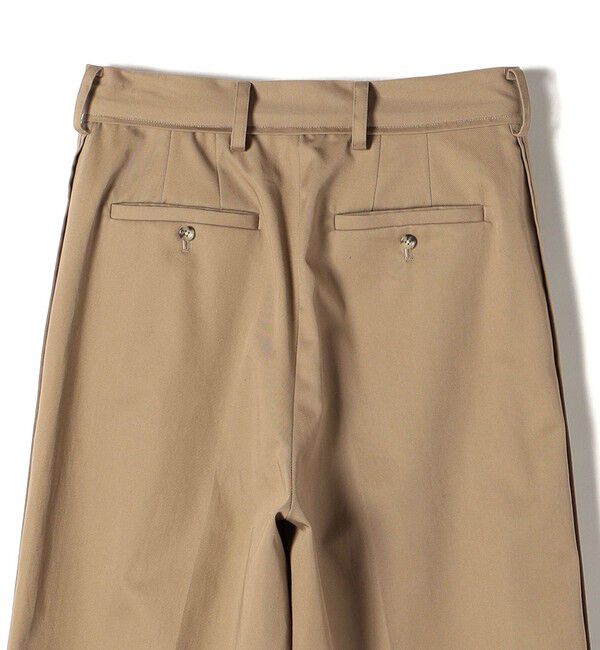 SHIPS for women「〈手洗い可能〉ハイカウント ツイル チノ タック パンツ 24SS ◇」|チノ|