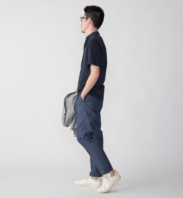 SHIPS「【WEB限定】SHIPS:〈接触冷感〉アイスタッチ プレーティングジャージー パイピング バンドカラーポロシャツ」|ポロシャツ|