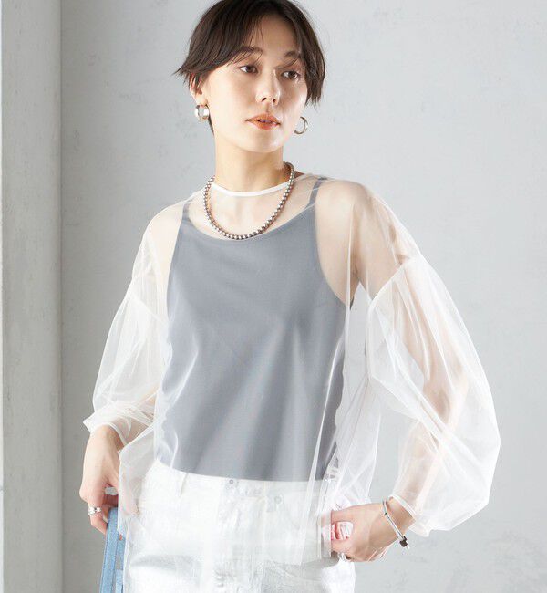 SHIPS for women「〈手洗い可能〉カップ付き キャミソール ◇」|インナー|