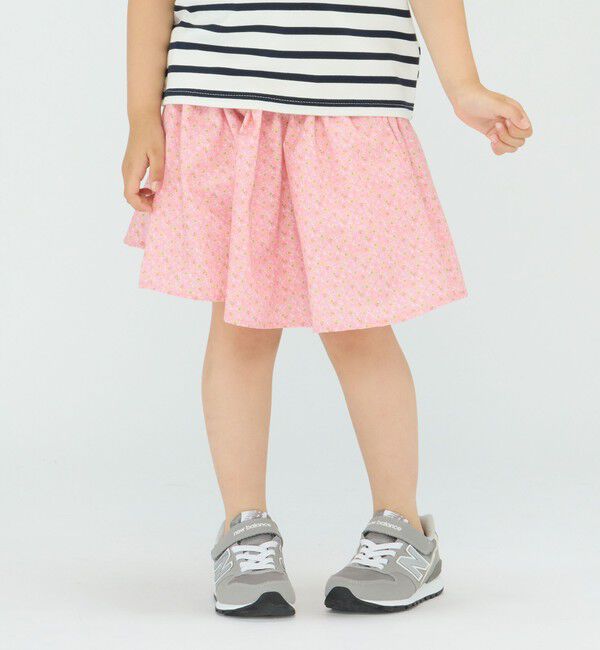 SHIPS Colors 「SHIPS Colors:〈洗濯機可能〉フラワー プリント ガウチョ パンツ(80~130cm)」|キュロット|