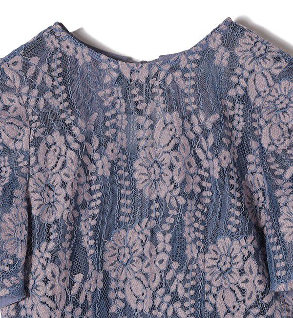 SHIPS for women「kaene:バックリボンレースワンピース 2（セレモニー対応可）」|ワンピース|