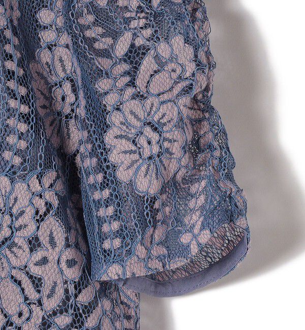 SHIPS for women「kaene:バックリボンレースワンピース 2（セレモニー対応可）」|ワンピース|