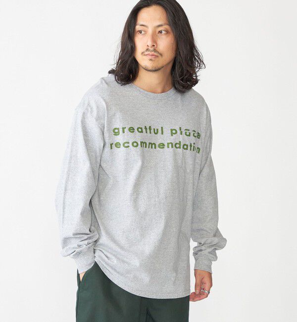 SHIPS「【SHIPS別注】THE DAY ON THE BEACH: プリント ポケット Tシャツ（ロンT）」|Tシャツ・カットソー|