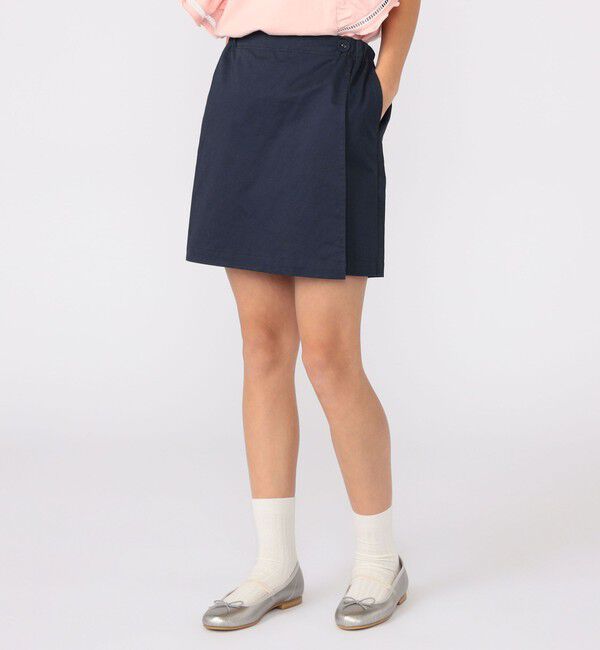 SHIPS KIDS「SHIPS KIDS:140～150cm / ラップ キュロット」|キュロット|