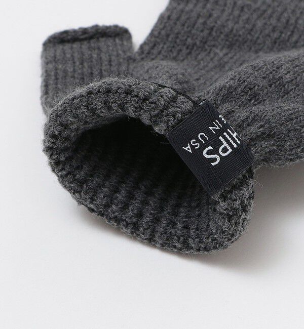 SHIPS「SHIPS: フィンガーレス ニット グローブ」|手袋|