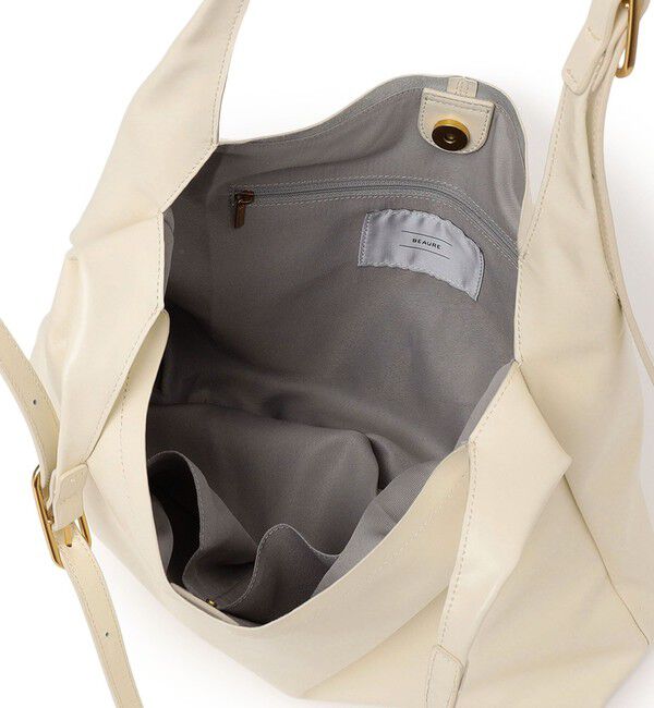 SHIPS for women「BEAURE:パーティション レザー バッグ 大」|トートバッグ|