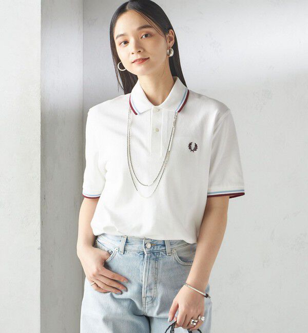 SHIPS for women「FRED PERRY:M12 TWIN TIPPED SHIRT」|ポロシャツ|