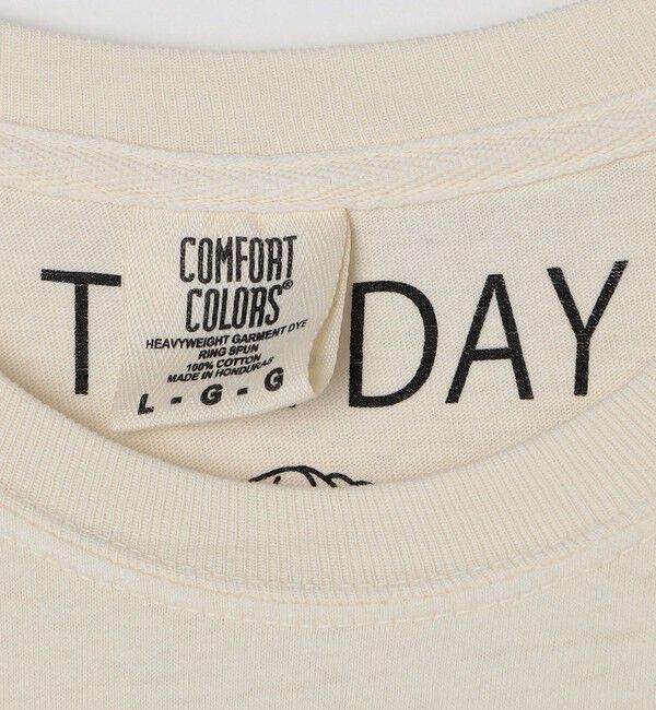 SHIPS「【SHIPS別注】THE DAY ON THE BEACH: ガーメントダイ プリント Tシャツ」|Tシャツ・カットソー|