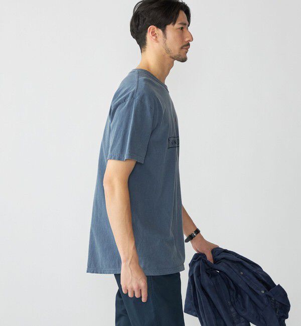 SHIPS「【SHIPS別注】THE DAY ON THE BEACH: ガーメントダイ プリント Tシャツ」|Tシャツ・カットソー|