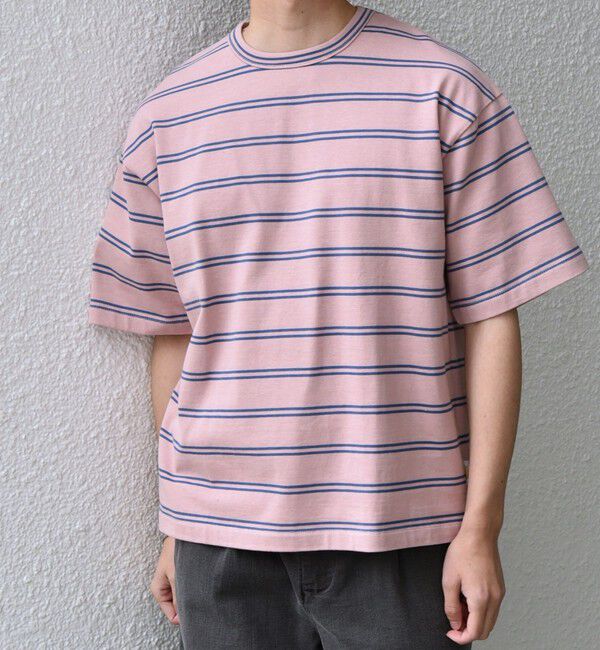 SHIPS any「【SHIPS any別注】sports wear: レトロ カラー ボーダー Tシャツ◇」|Tシャツ・カットソー|