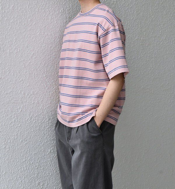 SHIPS any「【SHIPS any別注】sports wear: レトロ カラー ボーダー Tシャツ◇」|Tシャツ・カットソー|