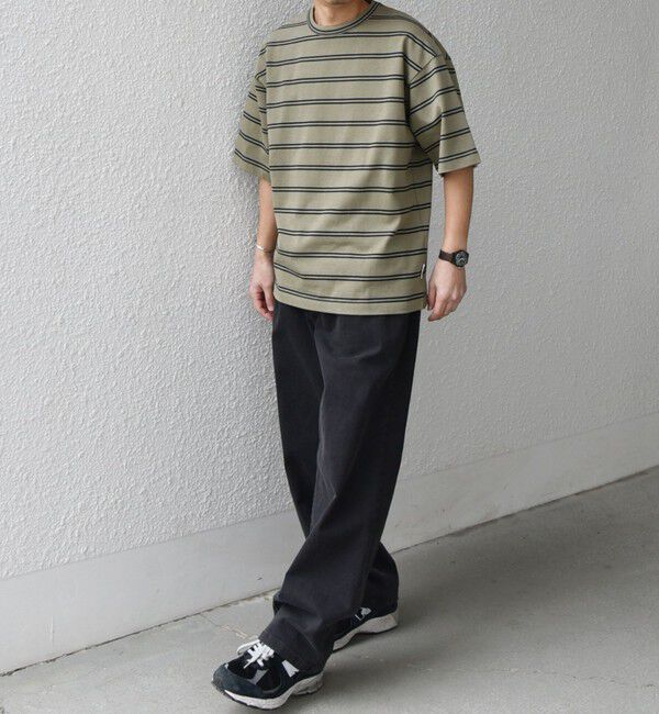 SHIPS any「【SHIPS any別注】sports wear: レトロ カラー ボーダー Tシャツ◇」|Tシャツ・カットソー|