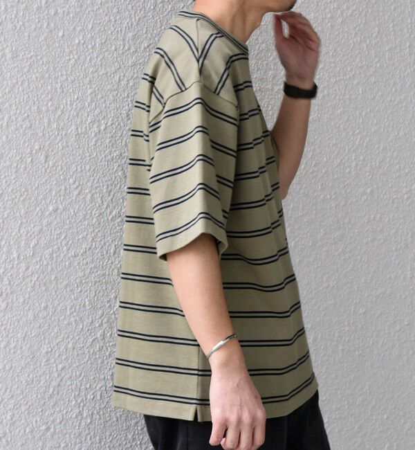 SHIPS any「【SHIPS any別注】sports wear: レトロ カラー ボーダー Tシャツ◇」|Tシャツ・カットソー|