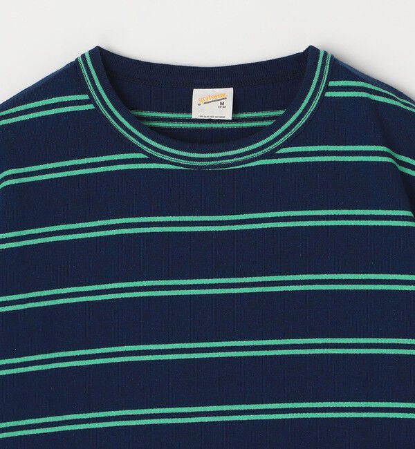 SHIPS any「【SHIPS any別注】sports wear: レトロ カラー ボーダー Tシャツ◇」|Tシャツ・カットソー|