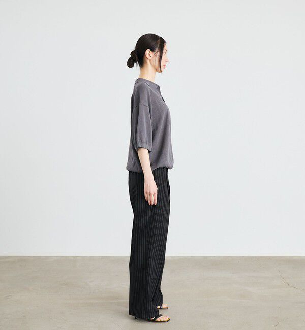 SHIPS「【City Ambient Products別注】crepuscule: JAPAN PAPER SKIPPER ニットポロ」|ポロシャツ|