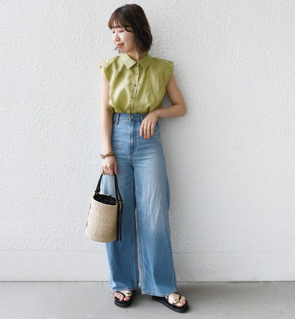 SHIPS for women「〈手洗い可能〉ラミー 4 ギャザー スリーブ ブラウス」|シャツ・ブラウス|